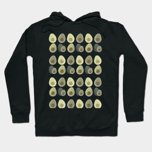 Avocado cute pattern illustration Hoodie